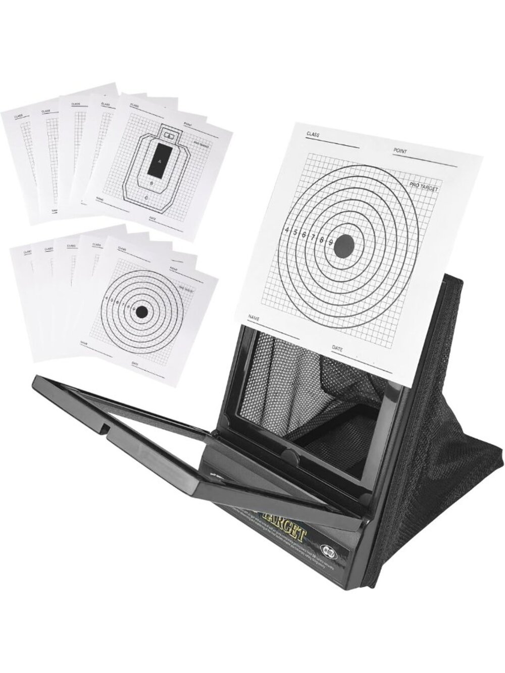 Foldable Airsoft Target & BB Trap System for Kids, Beginners, Indoor/Outdoor Use